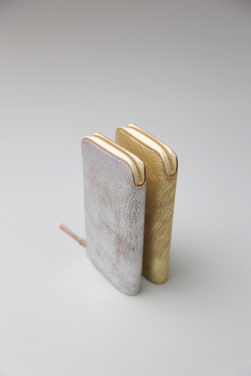 saranam（サラナン）｜ダブルマチL字財布（Silver,Gold）｜通販