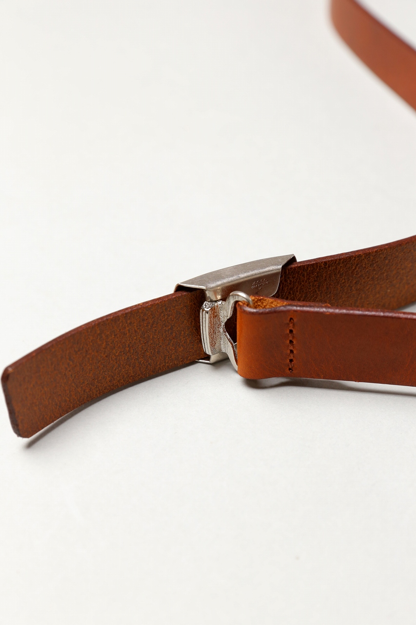 【未使用品】saranam サラナン LEATHER BELT レザーベルト本革 saranam サラナン / 3点ベルト (BLACK ブラック)