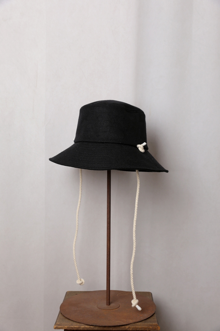 名作 24ss semoh セモー linen hat semoh（セモー）｜Linen Hat（Natural,Black）｜通販 - ソコノワ