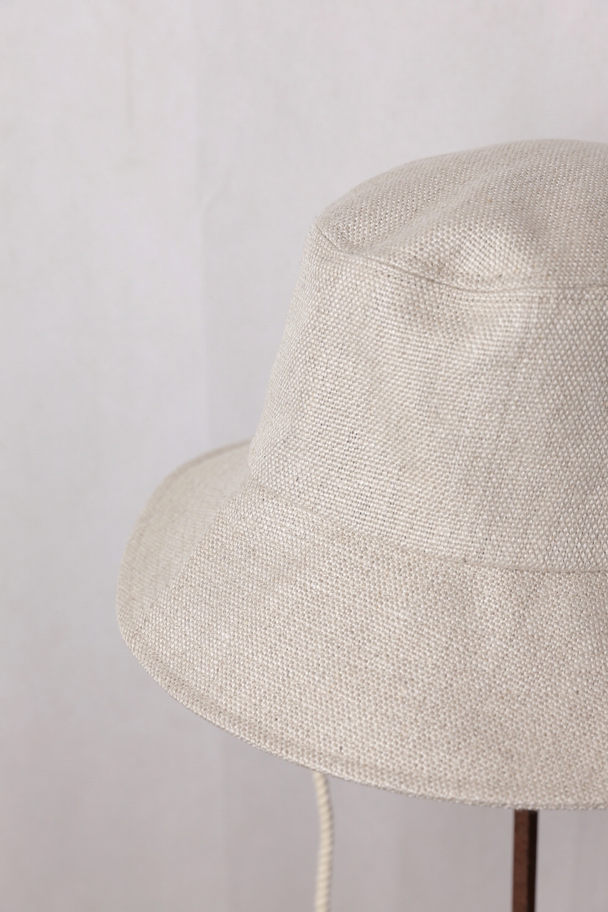 名作 24ss semoh セモー linen hat semoh（セモー）｜Linen Hat（Natural,Black）｜通販 - ソコノワ