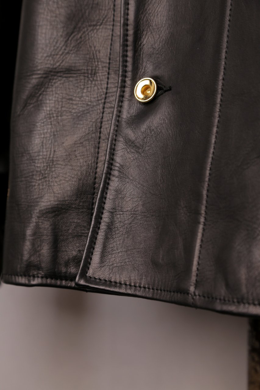 semoh（セモー）｜Horse Leather Pharaoh Jacket（Black）mens｜通販