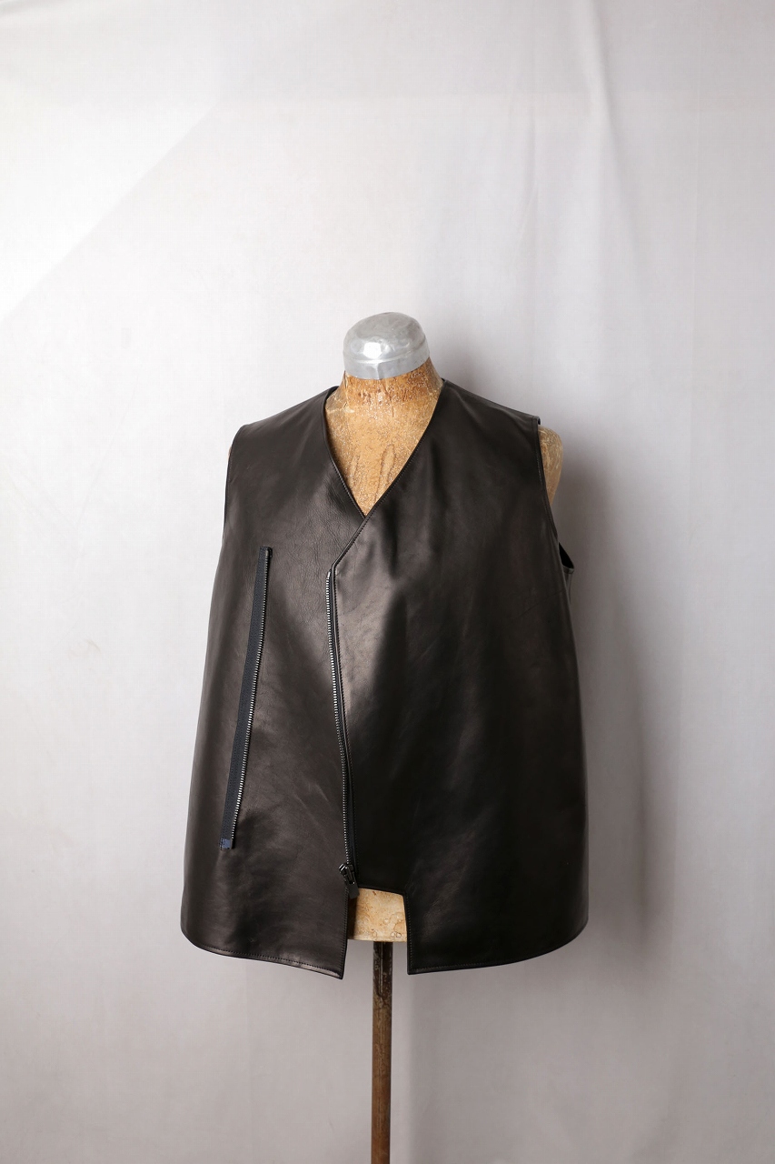 semoh（セモー）｜Leather Vest（Black）｜通販 - ソコノワ