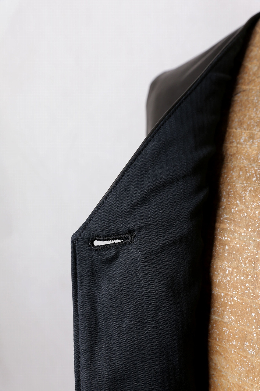 semoh（セモー）｜Leather ZIP Vest（Black）｜通販 - ソコノワ