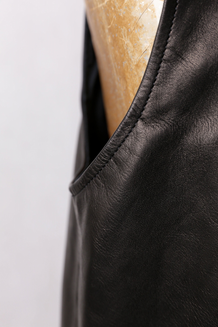 semoh（セモー）｜Leather Vest（Black）｜通販 - ソコノワ