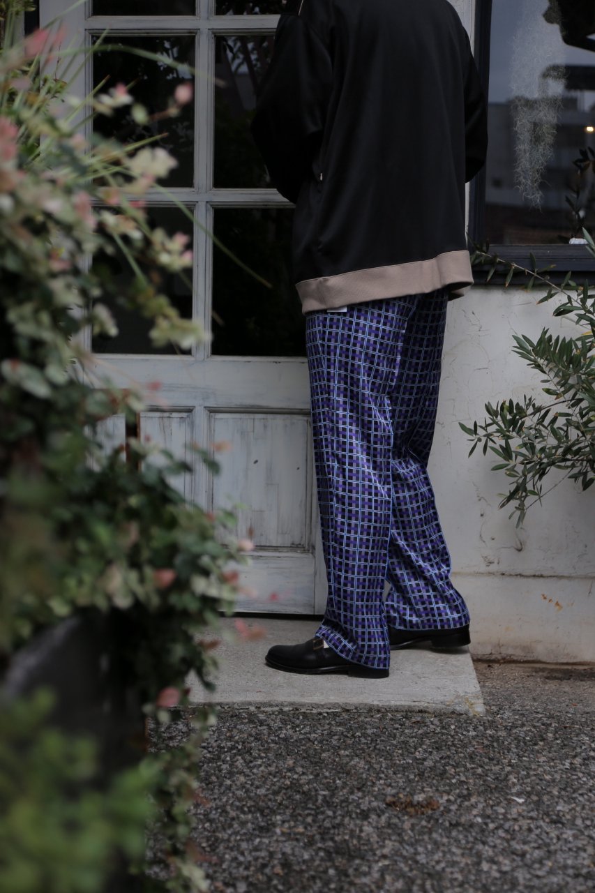 SALE】semoh（セモー）｜Graphic Pin Tuck Easy Trousers 