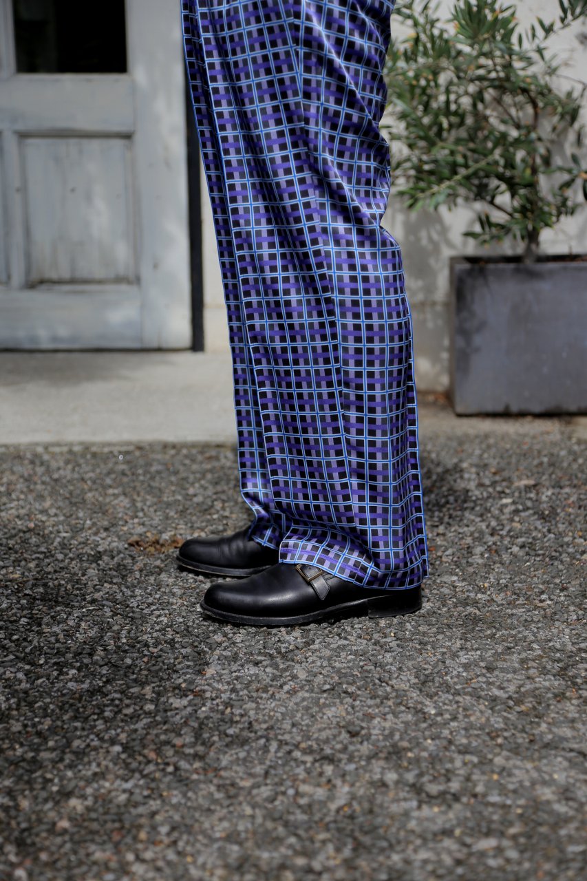 semoh（セモー）｜Graphic Pin Tuck Easy Trousers 