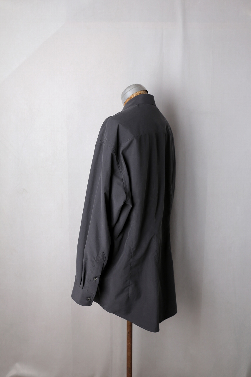 semoh（セモー）｜Nylon Waist Tuck Shirt（Black）｜通販