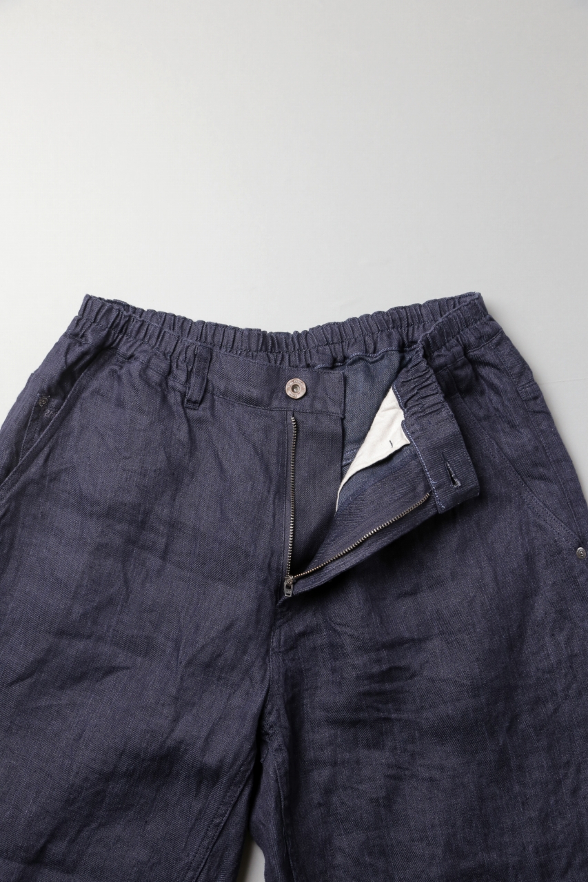 ブラスブラム　パンツ Work Linen Cotton ワイドダーツパンツ | ITEM | Vlas blomme