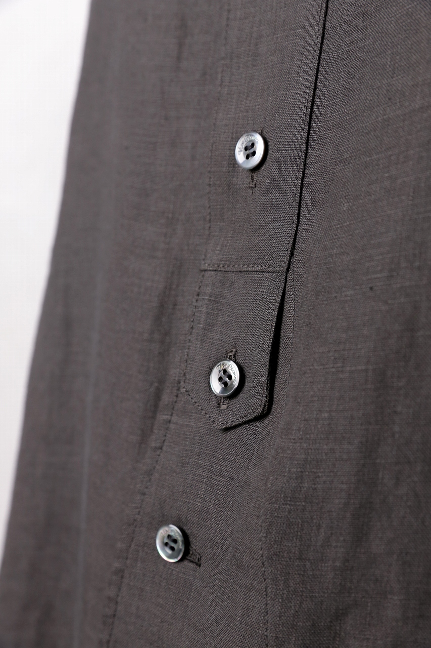 Vlas Blomme チュニックシャツ ブラック Vlas Blomme｜KL Heritage60 チュニックシャツ（Charcoal