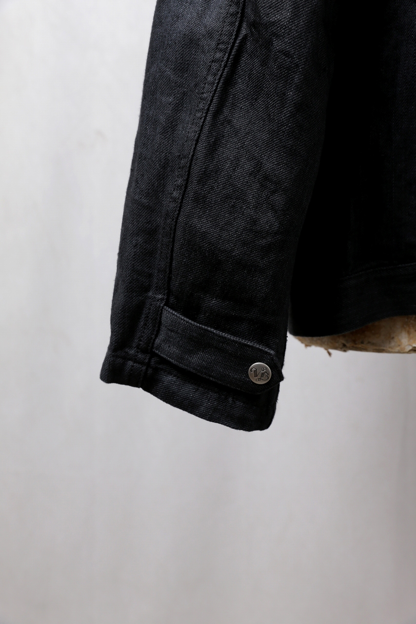 Vlas Blomme｜Gently KL Denimブルゾン（Tile Black）｜通販