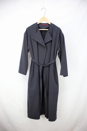 semoh (セモー)｜Collarless Coat (Ladies) - Black / 通販