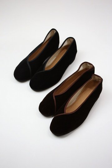 sokonowa｜Velvet Flat shoes - Brown , Black（Ladies）｜通販 - ソコノワ