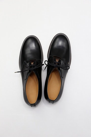 forme (フォルメ)｜Ghillie blucher tongue less（Mens）- Black｜通販