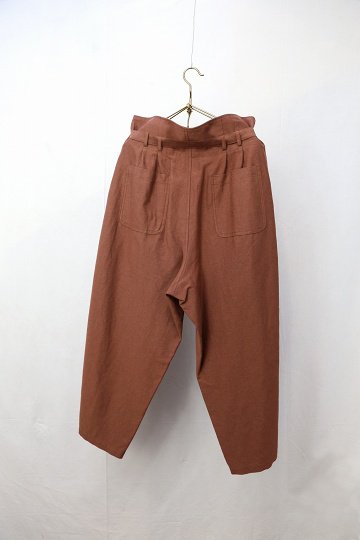 SUSURI (ススリ)｜ペコラパンツ (Mens/Ladies) Brown｜通販 - ソコノワ