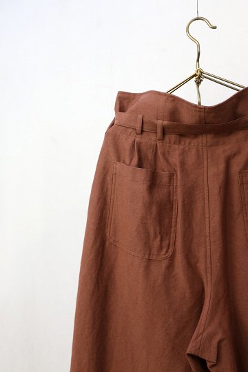 SUSURI (ススリ)｜ペコラパンツ (Mens/Ladies) Brown｜通販 - ソコノワ