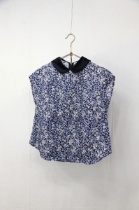 RD.M.co- - IRISH ROUND COLLAR NO SLEEVE BLOUSELadies