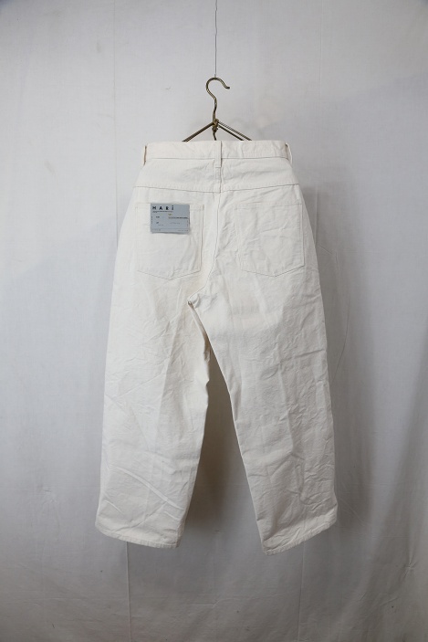 HARi　RANCH PANTS　ホワイトデニムパンツ　ワイドストレート　3 HARi（ハリ）RANCH PANTS（Natural）｜通販 - ソコノワ
