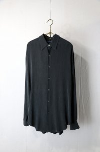 semoh - Botanical Dye Cupro Shirt (Black Mallow)