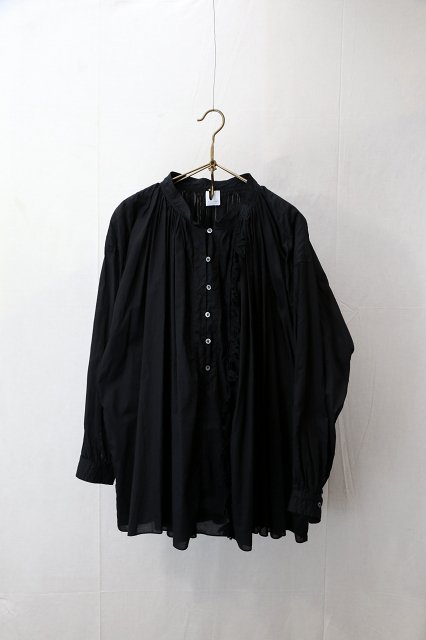 SP（エシュペー）｜EMBROIDERY LACE BLOUSE / duet - Black｜通販