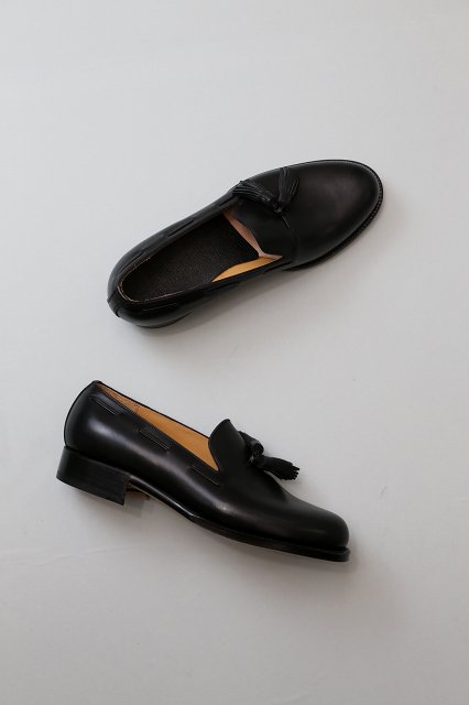 forme (フォルメ)｜Tassel loafer Plain toe（Mens）- Calf Black 