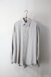 semoh - Linen Sleeve Darts Shirt（Gray）