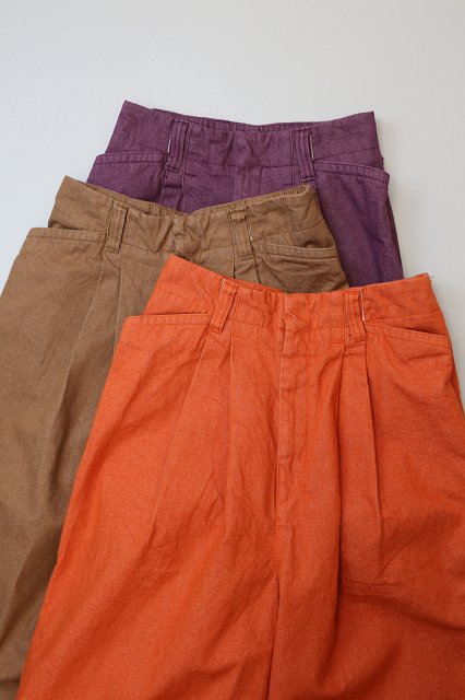 M53. (エムゴーサン)｜BUS STOP PANTS（Orange,Brown,Purple）Unisex