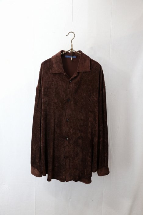 semoh（セモー）｜Rayon Corduroy Shirt Jacket（Brown）｜通販 - ソコノワ