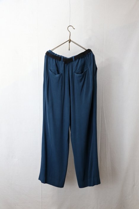 semoh（セモー）｜Cupro Rayon Belted Trousers（Iris）｜通販 - ソコノワ