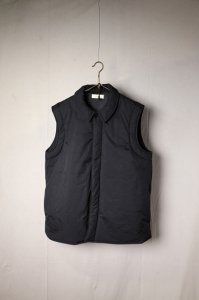 semoh - Split Yarn Padded Vest（Black）