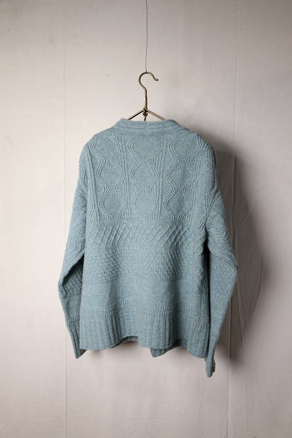 ASEEDONCLOUD（アシードンクラウド）｜Cable cardigan（Light blue