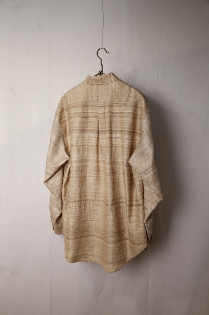 semoh（セモー）｜Wild Silk Shirt（Natural）unisex｜通販 - ソコノワ