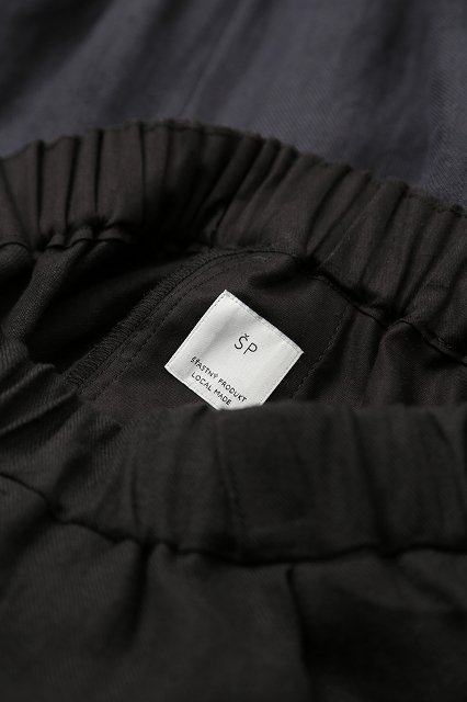 SP（エシュペー）｜TROUSERS / 1/40LINEN CHINO CLOTH（Charcoal,Black 