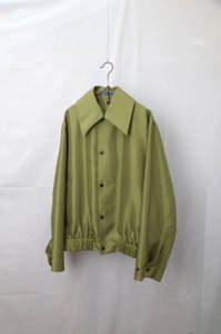 semoh - Wide Collar Drizzler Jacket（Green）
