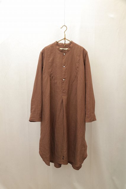 SUSURI（ススリ）｜マイマーロングシャツ（Brown）ladies｜通販 - ソコノワ
