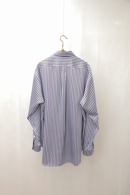 semoh セモー メンズコットンパイピングシャツ ネイビー サイズ3