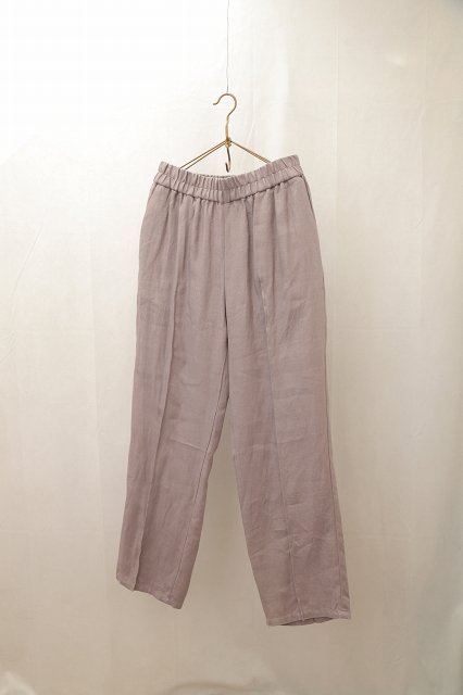 semoh（セモー）｜Linen Pin Tuck Easy Trousers（Grey,Black）｜通販 