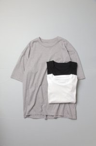 semoh - ALBINI Tee Shirt（White,Gray,Black）