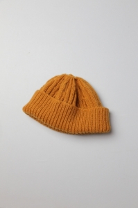 LILY 1ST VINTAGE - 1970-1980's French Wool Hand Knit Cap 