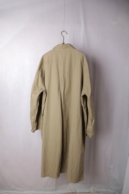 OLDMAN'S TAILOR（オールドマンズテーラー）｜GARMENT DYE SHOP COAT（Beige）unisex｜通販 - ソコノワ