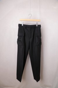 semoh - Melton Cargo Trouser（Black）
