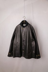 semoh - Horse Leather Pharaoh Jacket（Black）mens