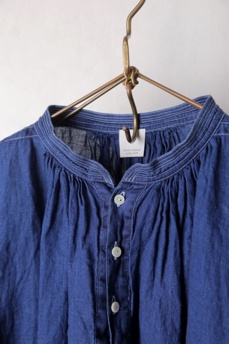 SP（エシュペー）｜INDIGO LINEN BLOUSE（Blue）｜通販 - ソコノワ