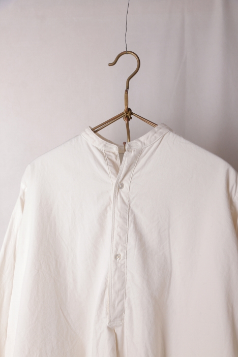 SP（エシュペー）｜ORGANIC COTTON OXFORD / BAND COLLAR SHIRT