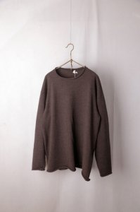 TOKIHO - MOMENT - �｜Knit shirt（Brown）