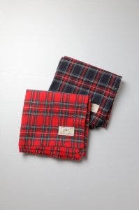 小物 R&D.M.Co-  WOOL TARTANCHECK BLANKET WOOL TARTAN CHECK BLANKET Wallace （オールドマンズテーラー
