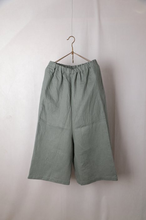 Vlas Blomme（ヴラスブラム）｜Light Linen Twill ペンギンパンツ（Sage Green）｜通販 - ソコノワ