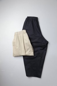SPDOUBLE TUCK WIDE TAPERED - CHINO CLOTH2color