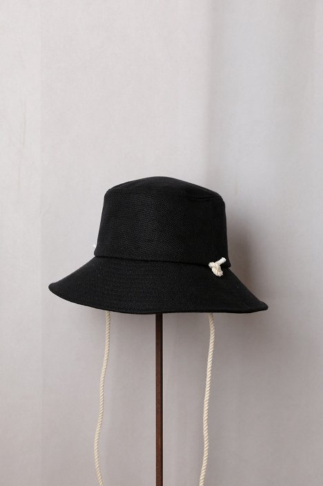 名作 24ss semoh セモー linen hat semoh（セモー）｜Linen Hat（Natural,Black）｜通販 - ソコノワ