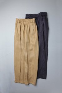 semohLinen Pin Tuck Easy Trousers2color
