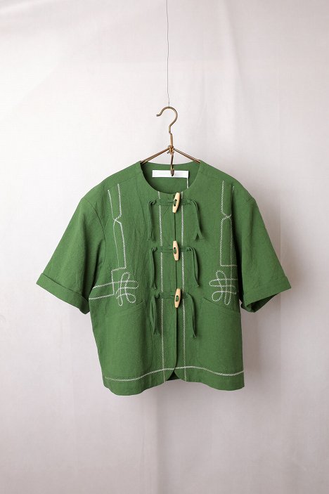 アシードンクラウド　お花刺繍ジレ ASEEDONCLOUD アシードンクラウド Tea garden flower print